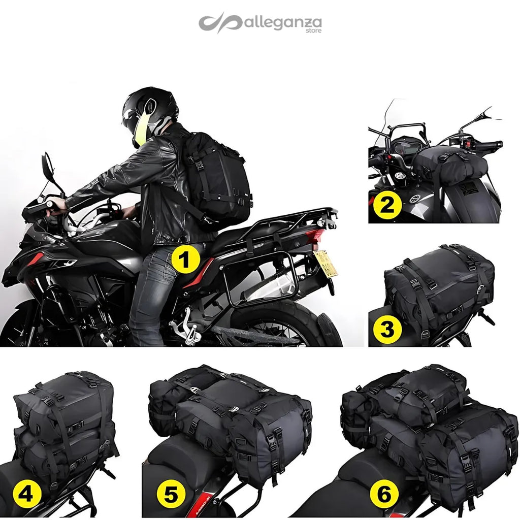 Mochila Alforge para Motocicletas - Casualle Outdoor - Alleganza