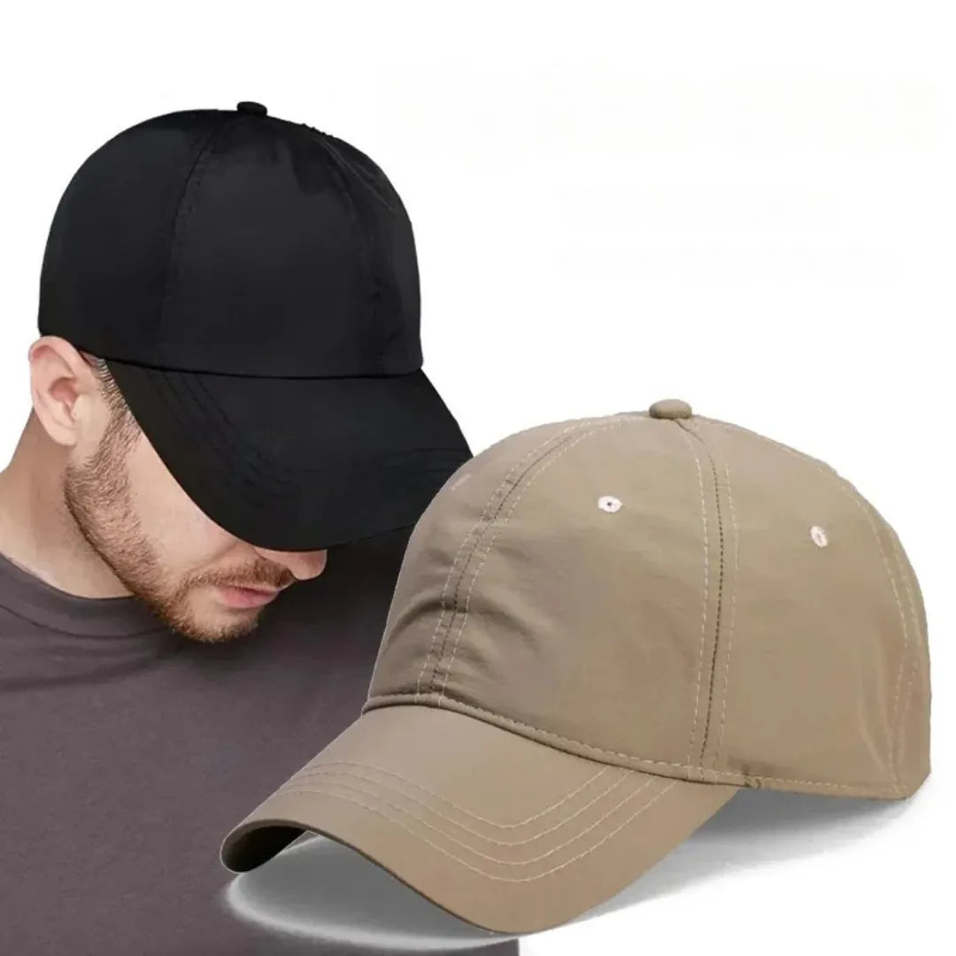 Boné Tamanho Grande 52-67cm QuickDry Impermeável - Casualle Cap - Alleganza