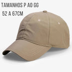 Boné Tamanho Grande 52-67cm QuickDry Impermeável - Casualle Cap - Alleganza