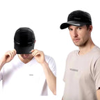 Pessoa utilizando o Boné Esportivo com Proteção Solar | Casualle Sport II em ambiente com fundo branco