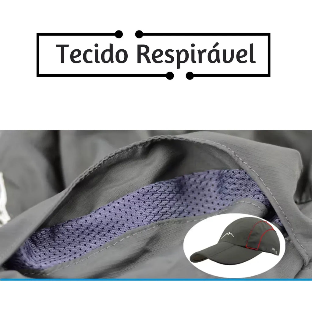Boné Esportivo Dobrável com Estojo de Armazenamento | Casualle Sport - Alleganza