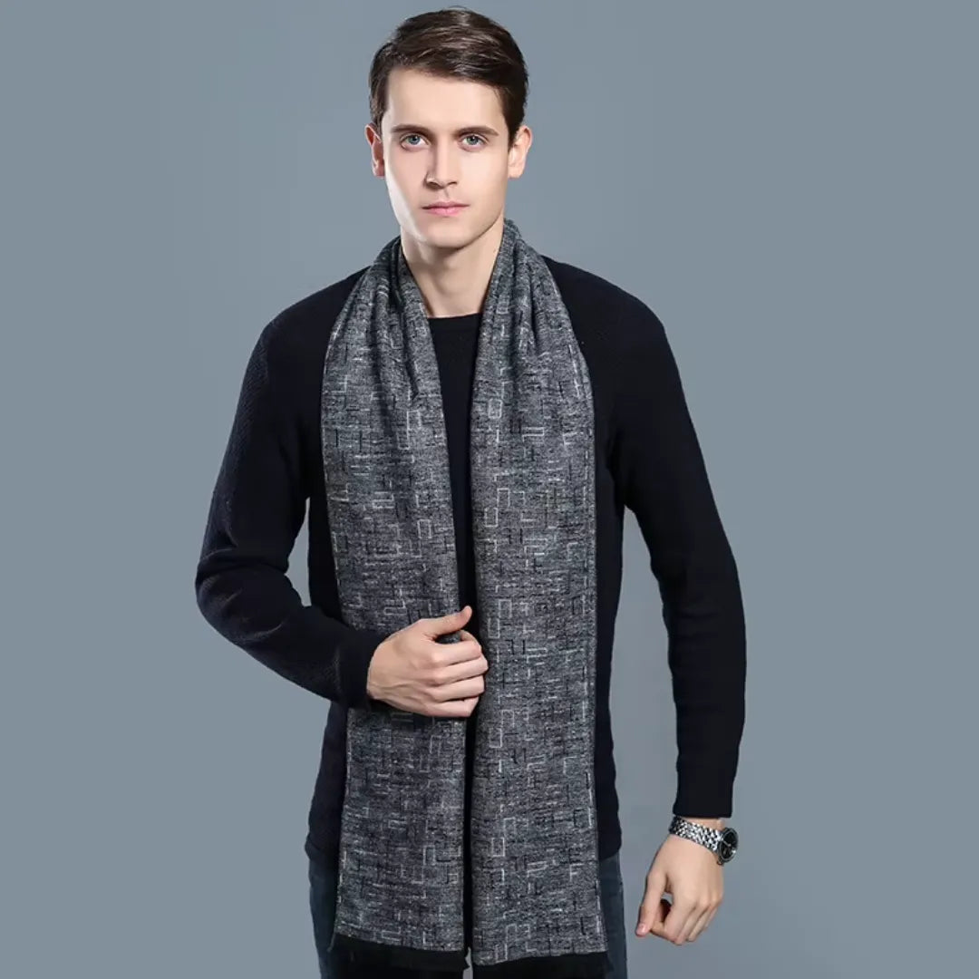 Cachecol Masculino Longo Cinza | Allegante Men II - Alleganza