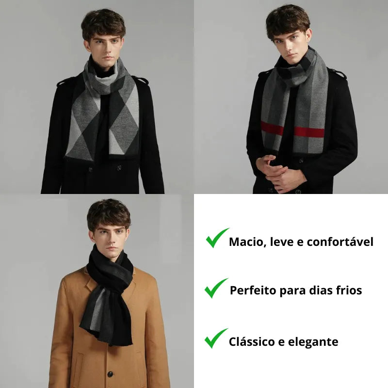 Cachecol Masculino de Cashmere Allegante - Alleganza