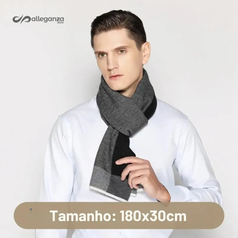 Cachecol Masculino de Cashmere Allegante - Alleganza