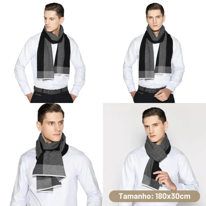 Cachecol Masculino de Cashmere Allegante - Alleganza