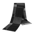 Cachecol Masculino de cashmere na cor preto xadrez