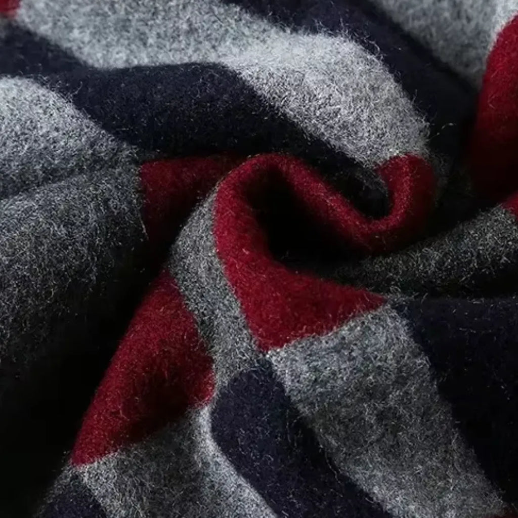 Cachecol Masculino Longo Vermelho | Allegante Men II - Alleganza