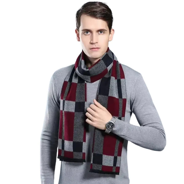 Cachecol Masculino Longo Vermelho | Allegante Men II