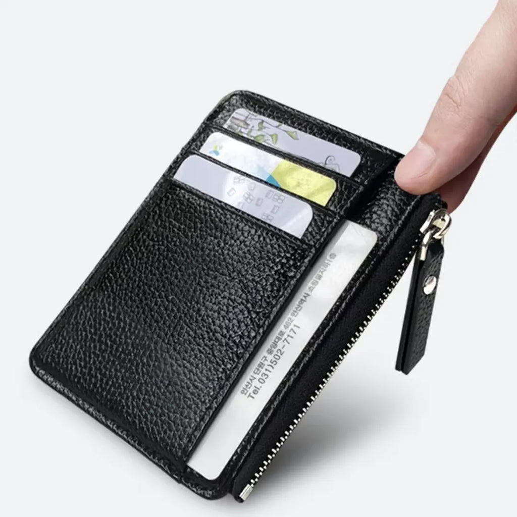 Carteira Porta Cartões de Couro | Allegante Slim - Alleganza