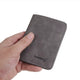 Carteira Executiva de Couro Anti RFID | Allegante Leather Cinza