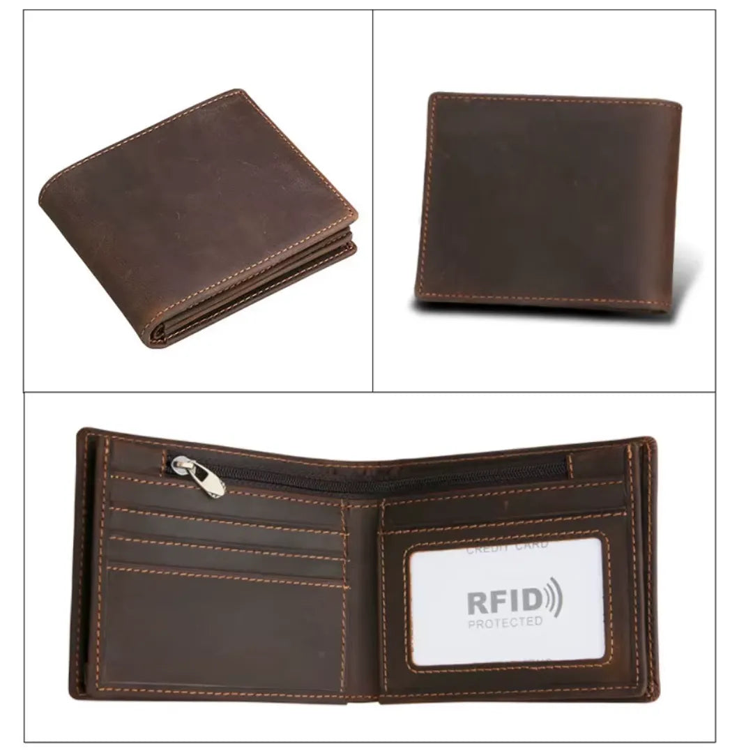 Carteira de Couro Legítimo Anti RFID | Allegante Leather II - Alleganza