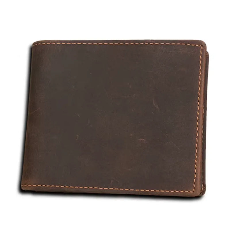 Carteira de Couro Legítimo Anti RFID | Allegante Leather II na cor marrom