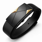 Cinto Masculino de Couro Fivela Automática | Sem Furos | Casualle Belt III