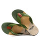 Chinelo Masculino com Tiras de Tecido Casualle Verde/Amarelo