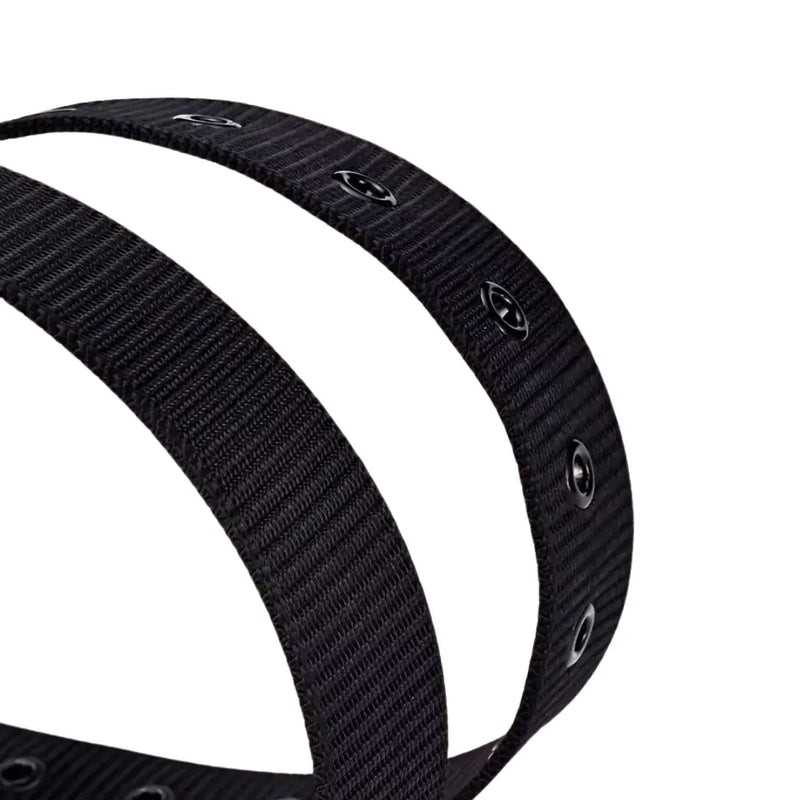cinto allegante style com material em nylon na cor preto, confeccionado com materiais de alta qualidade