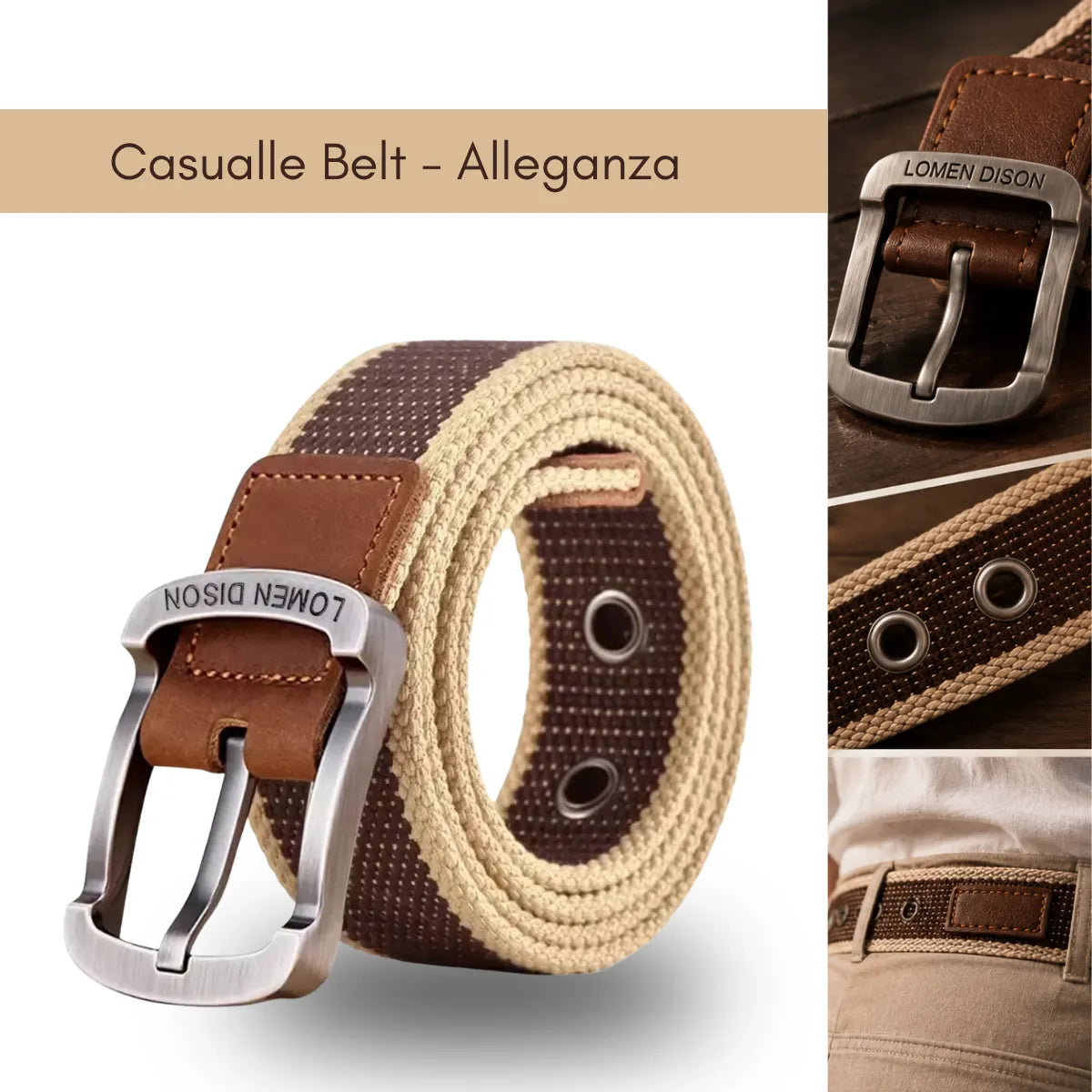Cinto Masculino de Lona | Casualle Belt