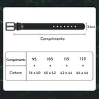 Cinto Masculino Clássico de Couro Legítimo | Allegante Business - Alleganza