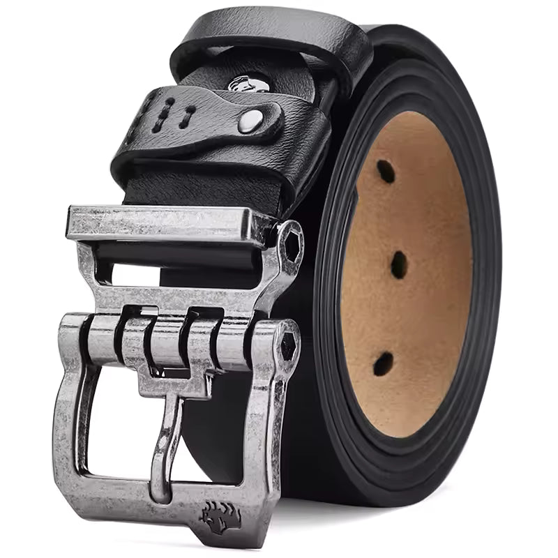 Cinto Masculino de Couro Legítimo Fivela Simples ou Dupla | Bison Denim