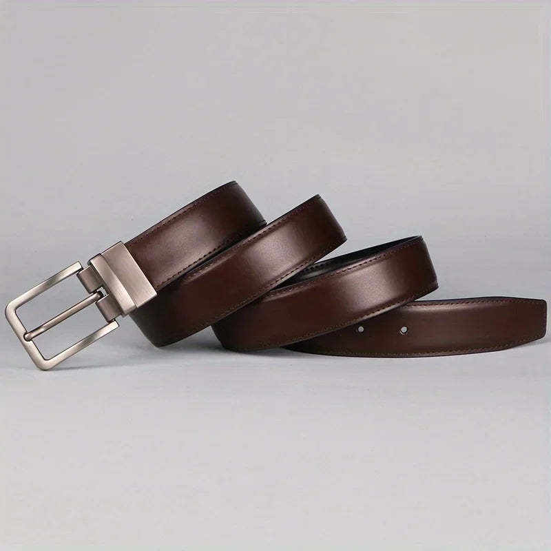 Cinto Social Masculino de Couro Dupla Face | Allegante