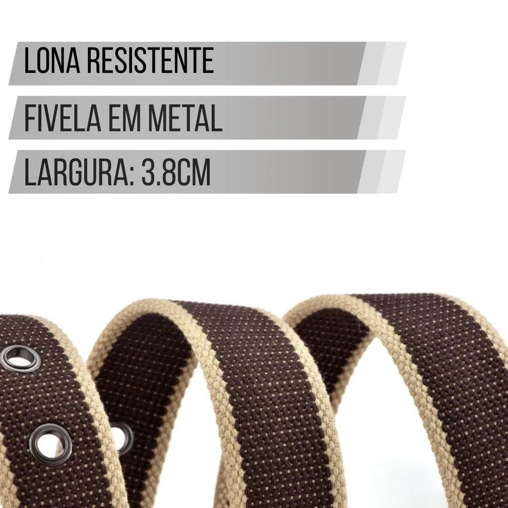 Cinto Masculino de Lona | Casualle Belt - Alleganza