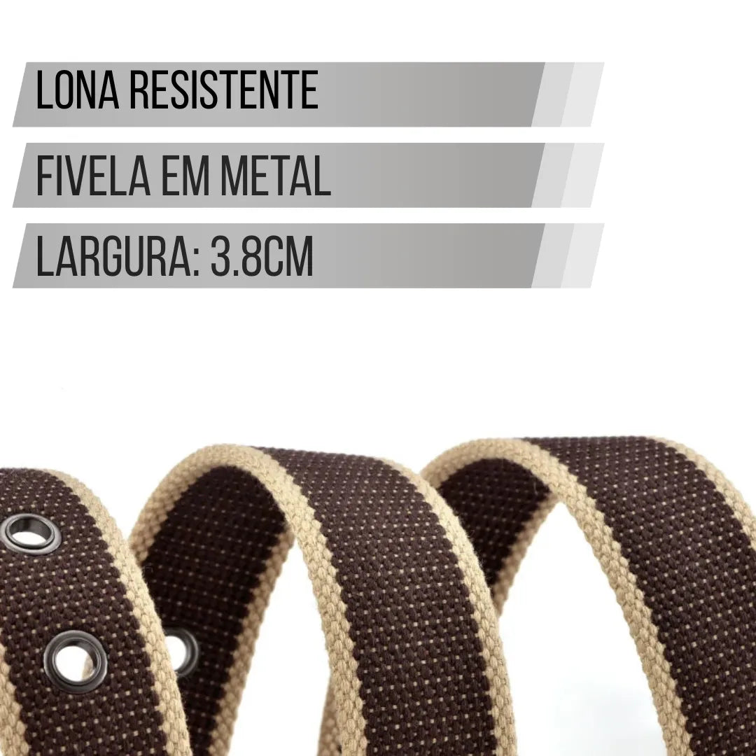 Cinto Masculino de Lona | Casualle Belt - Alleganza