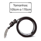 comprimentos disponíveis do Cinto Masculino de Couro Legítimo Allegante Plus II