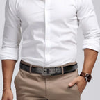 Cinto Masculino de Couro Casualle - Alleganza