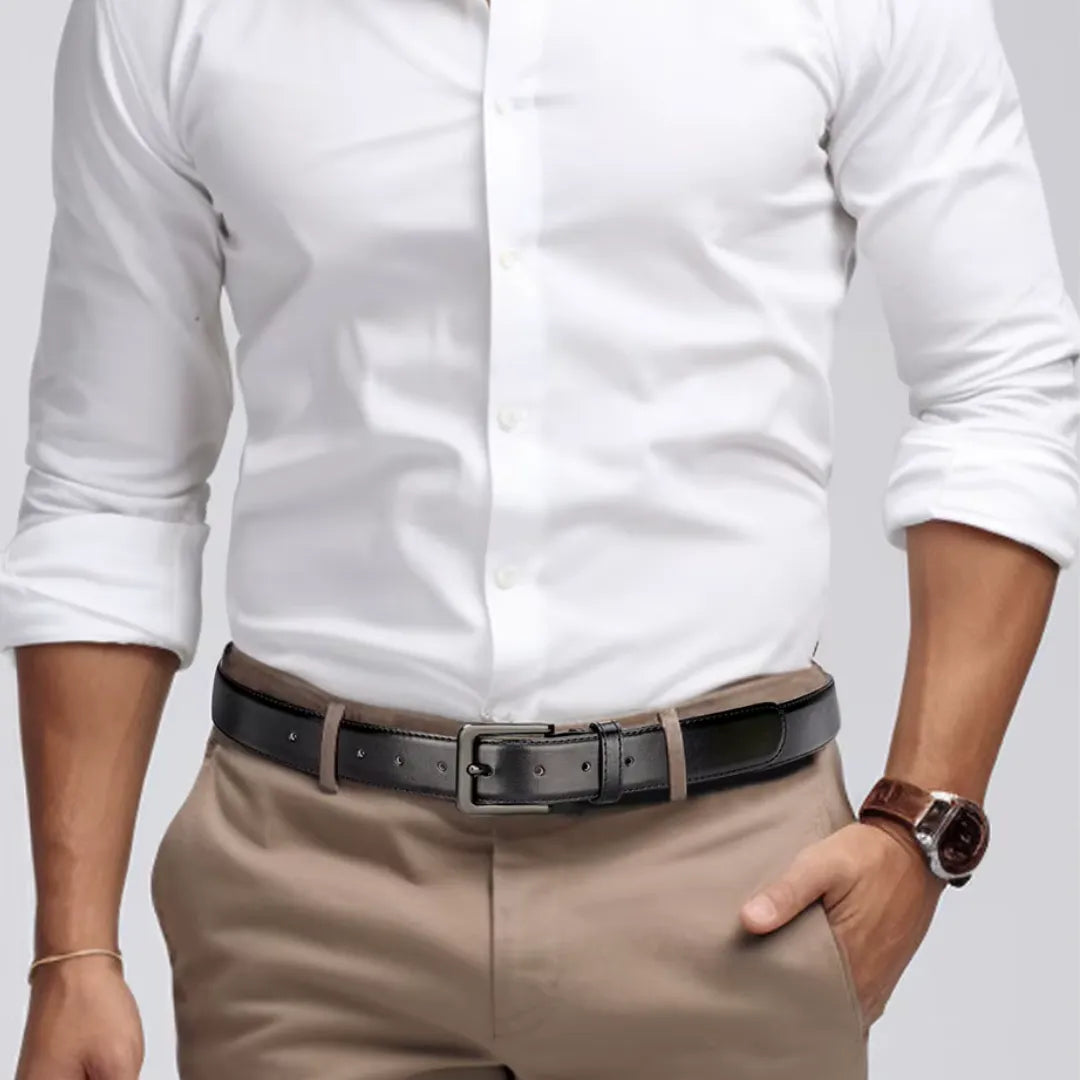 Cinto Masculino de Couro Casualle - Alleganza