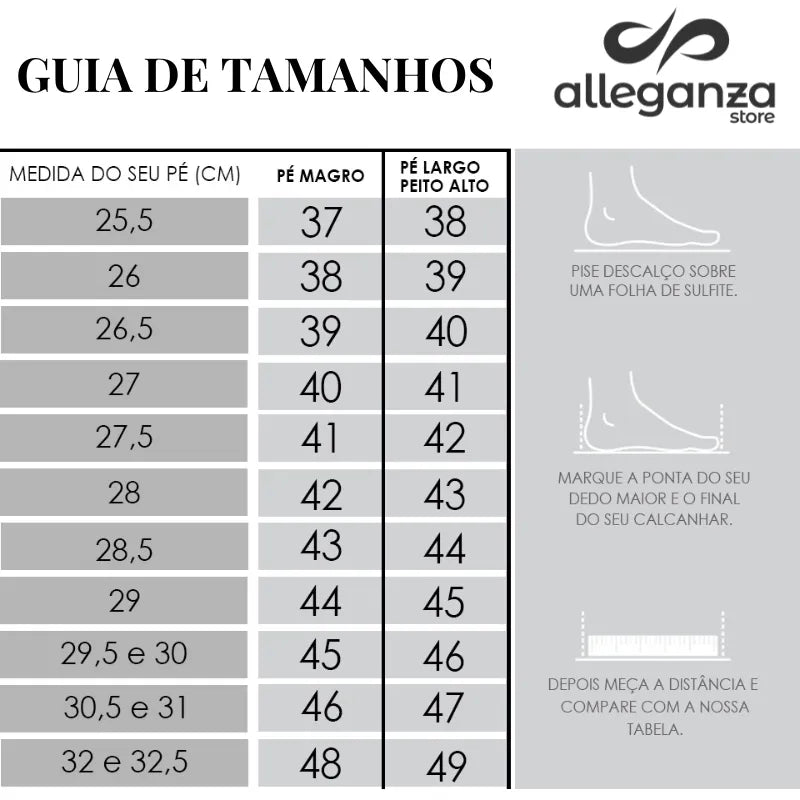 Sandália Masculina Ortopédica de Couro | Allegante Comfort - Alleganza