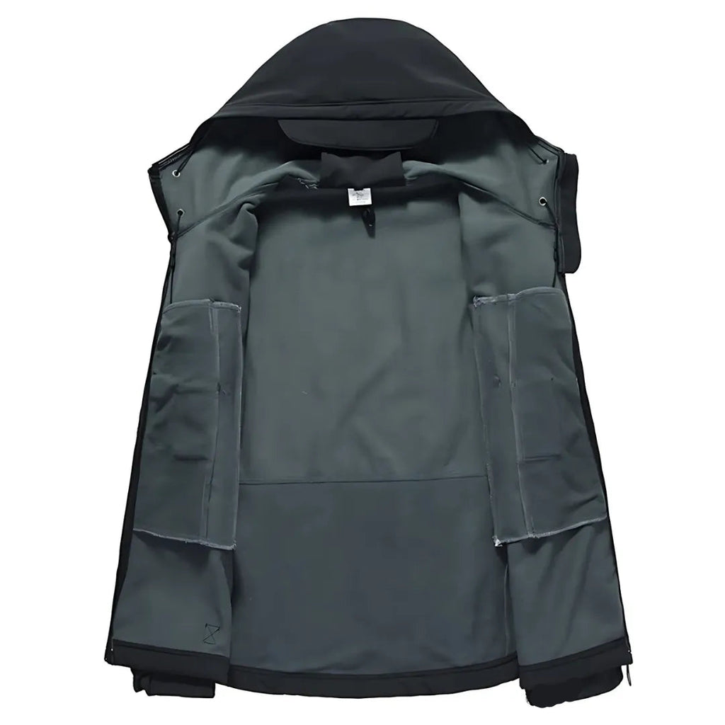 jaqueta impermeavel aberta, com forro 