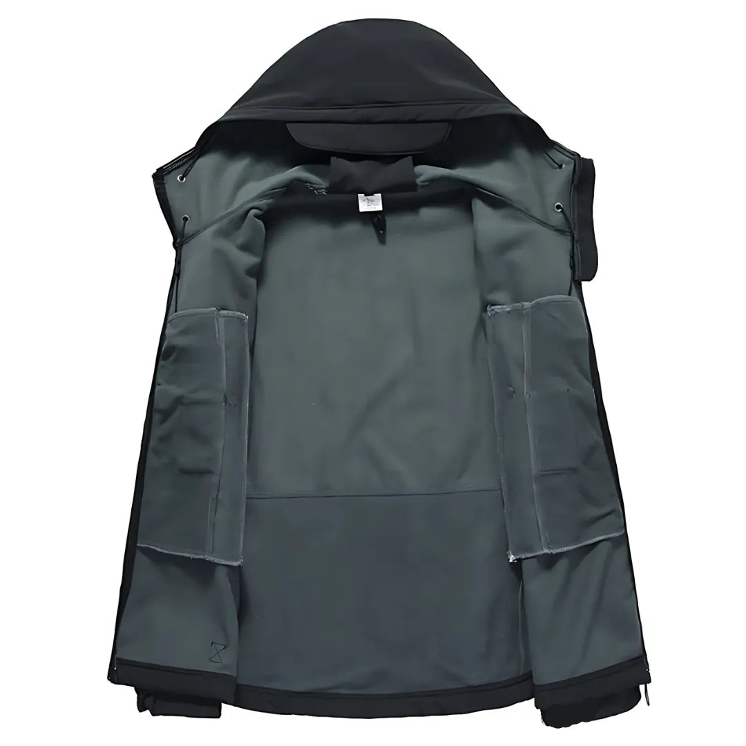 jaqueta impermeavel aberta, com forro 