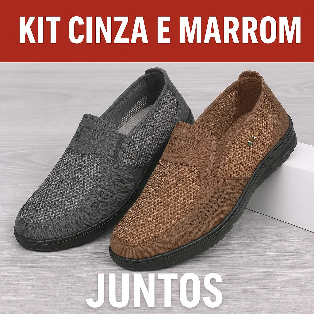 Sapato Mocassim Masculino de Algodão | Allegante Comfort