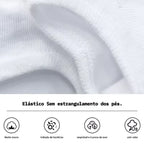 Kit 6 Pares Meias com Algodão Antimicrobiano - Alleganza