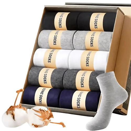 Meias Sociais 100% Algodão Antibacteriano | Basicalle Cotton
