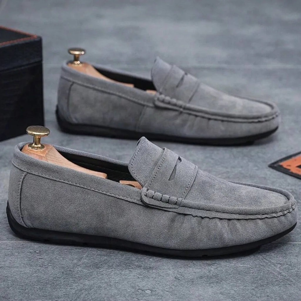 Mocassim Masculino de Camurça Allegante - Alleganza