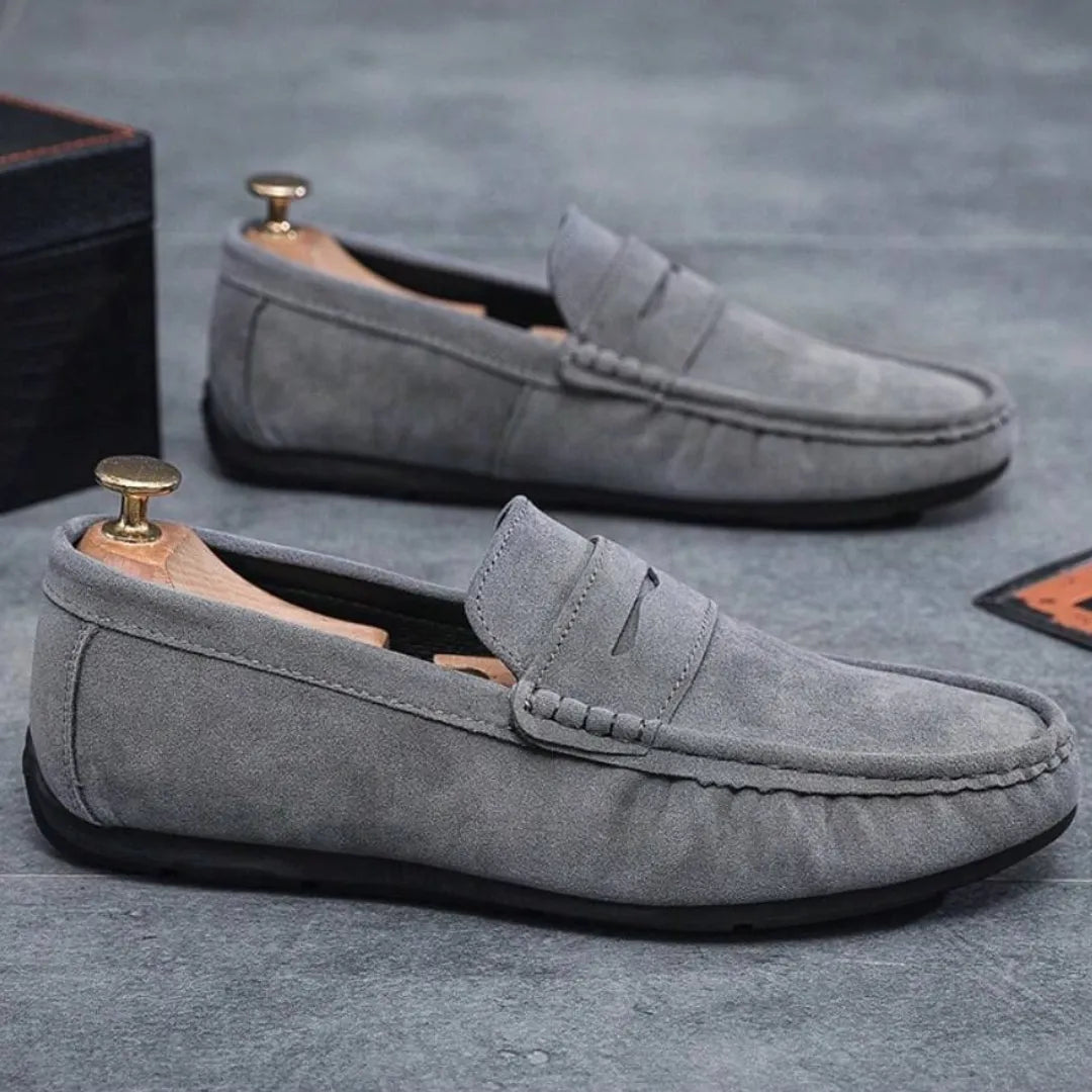 Mocassim Masculino de Camurça Allegante - Alleganza