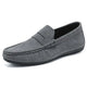 Mocassim Masculino de Camurça Allegante Cinza