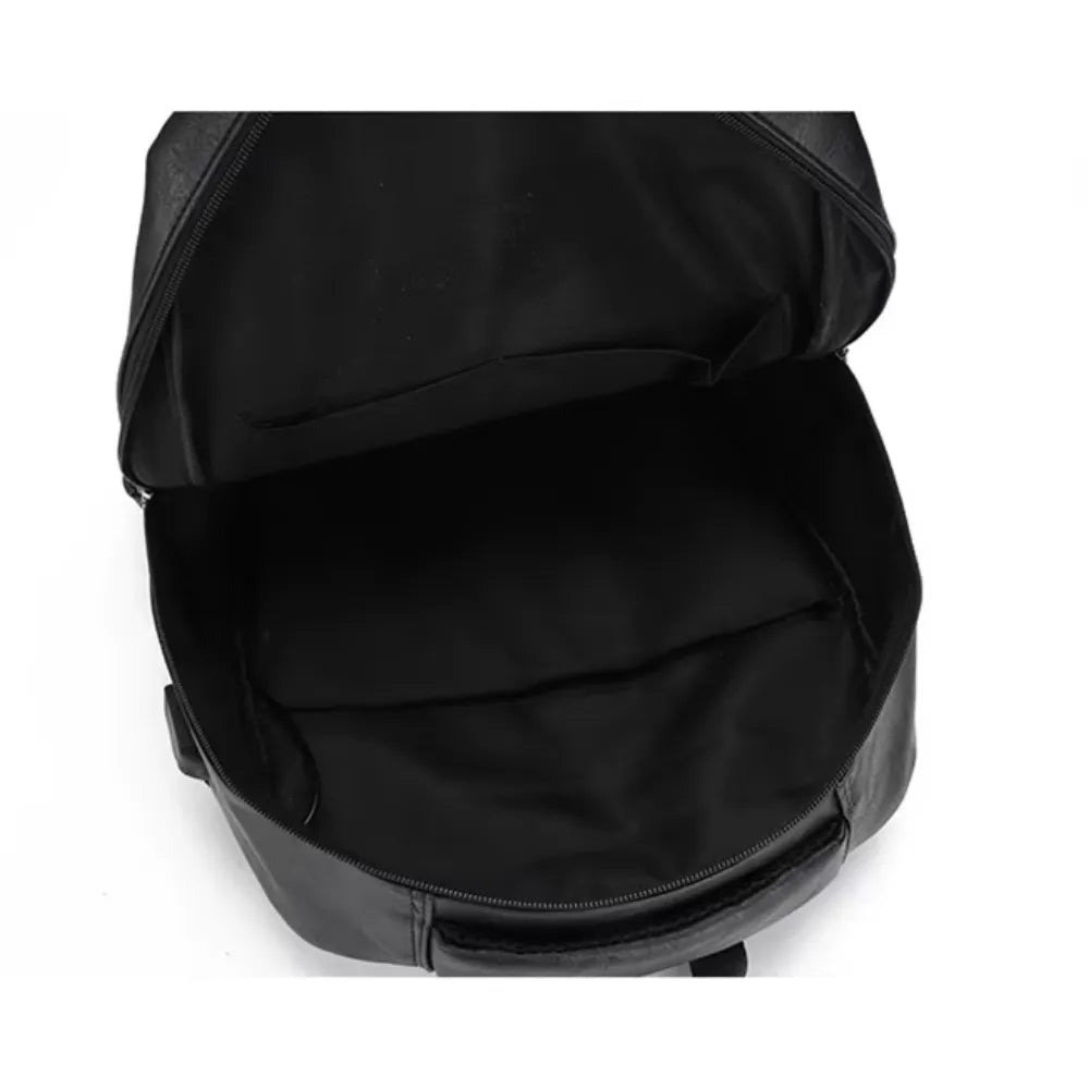 Mochila Executiva de Couro Legítimo com USB | Allegante Business