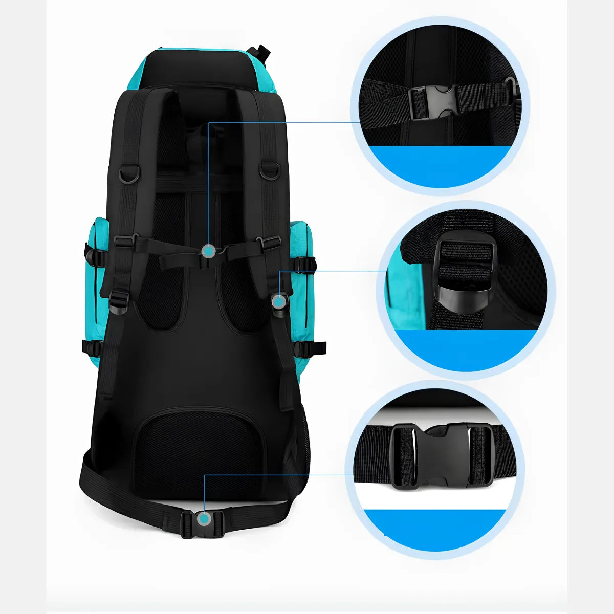 Mochila de Acampamento 90 litros | Casualle Outdoor