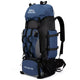 Mochila de Acampamento 90 litros | Casualle Outdoor Azul Escuro