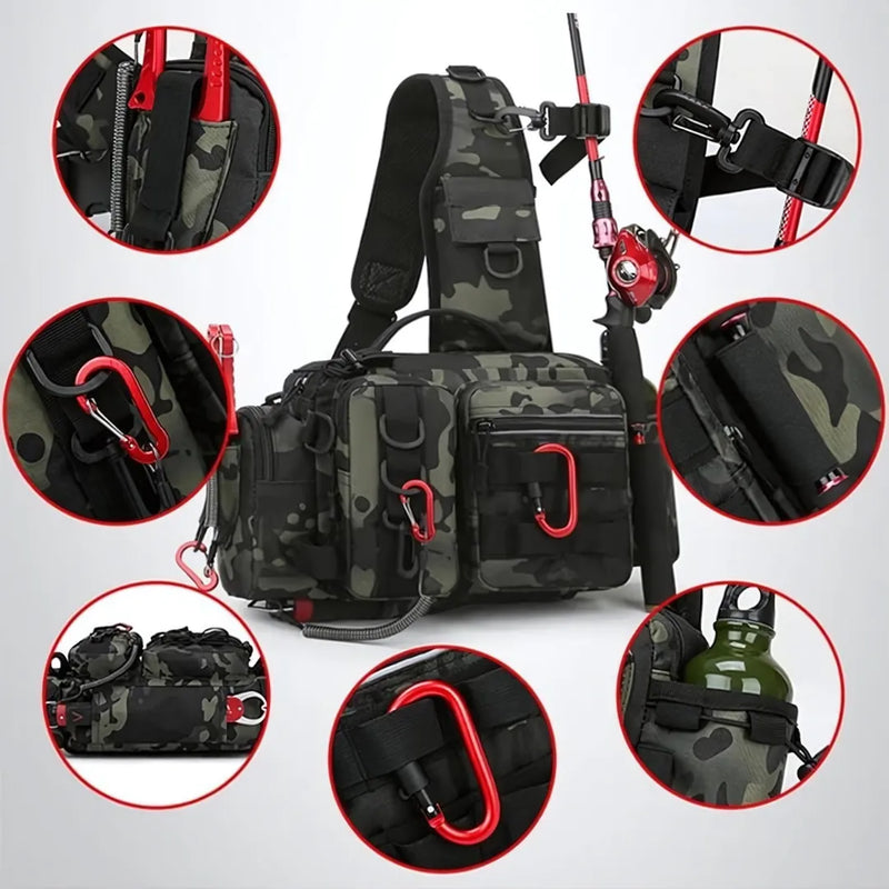 Mochila de Pesca Impermeável Basicalle Fishing - Alleganza