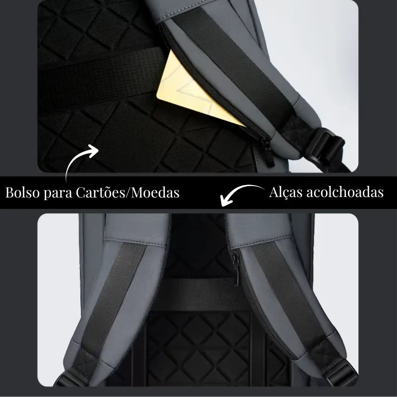 Mochila Executiva Compacta para Notebook 17" Casualle Slim