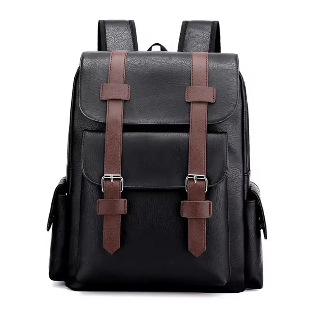 Mochila Executiva de Couro para Laptop Grande | Estilo Casual Premium | Casualle Urban II