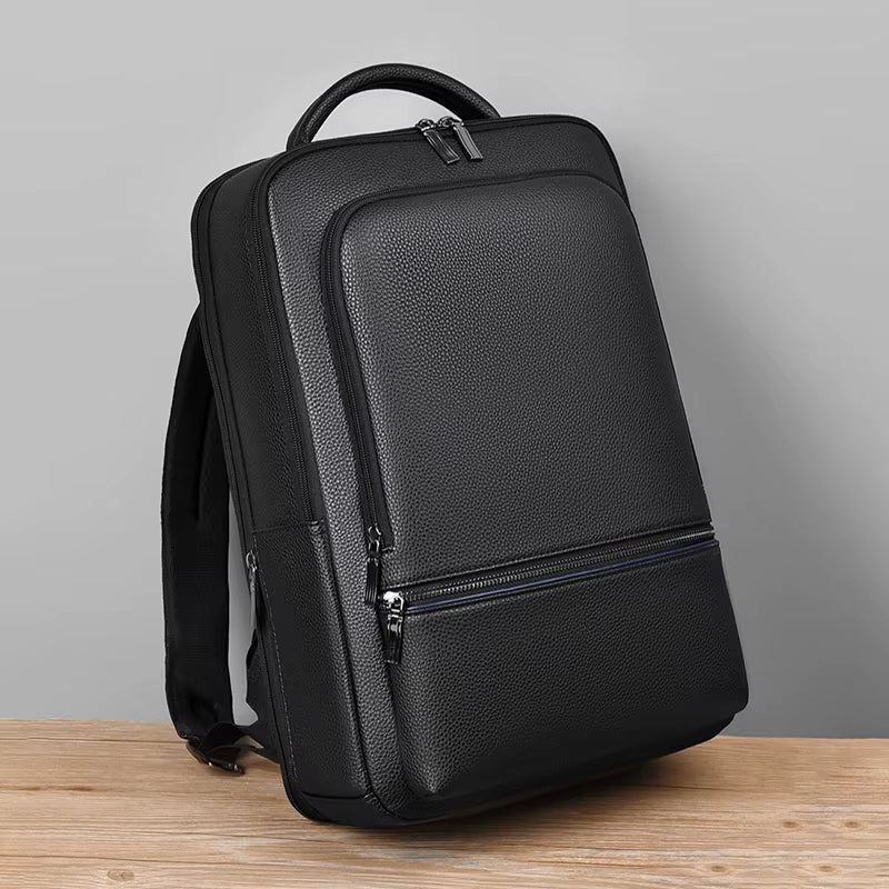 Mochila Executiva de Couro com USB | Allegante Leather