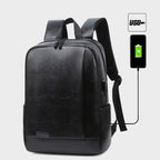 Mochila Executiva de Couro para Laptop Basicalle Smart