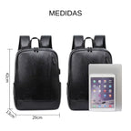 Mochila Executiva de Couro para Laptop Basicalle Smart