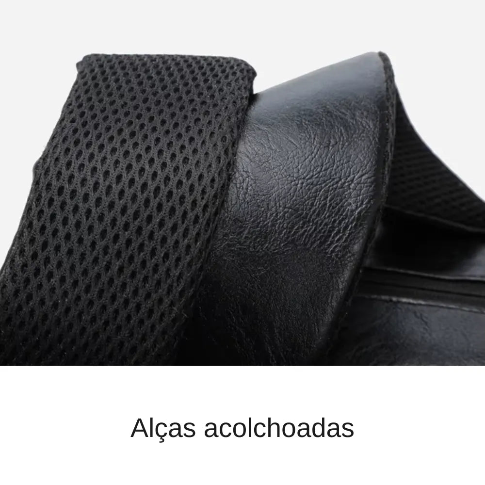 Mochila Executiva de Couro para Laptop Basicalle Smart