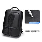Mochila Executiva de Couro com USB | Allegante Leather