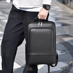 Mochila Executiva de Couro com USB | Allegante Leather