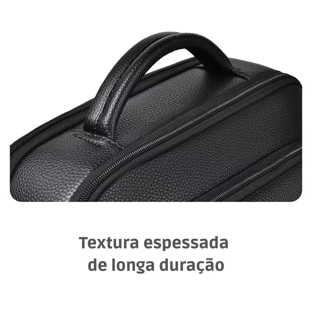Mochila Executiva de Couro com USB | Allegante Leather